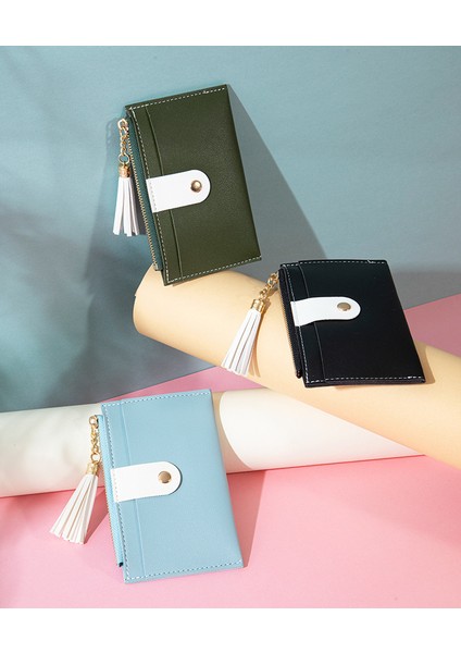 Kart Tutucu Kadın Para Cüzdanı Çoklu Kart Yuvası Mini Küçük Cüzdan Kadın Kart Tutucu (Yurt Dışından) indirimleri