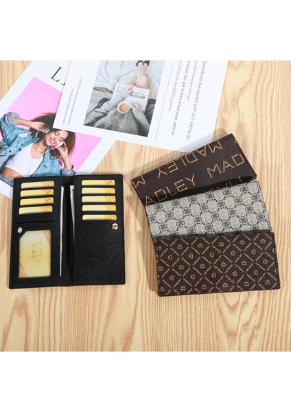 Kart Tutucu Büyük Kapasiteli Cüzdan Uzun Kart Yuvası Küçük Kart Tutucu Çoklu Kart Tutucu Kadın Kart Tutucu (Yurt Dışından) modelleri