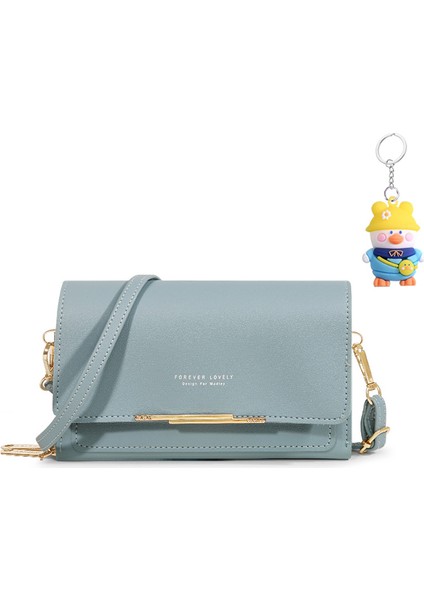 Cep Telefonu Çantası Kapak Tipi Kadın Moda Çok Fonksiyonlu Crossbody Omuz Çantası Çok Yönlü Cüzdan (Yurt Dışından)