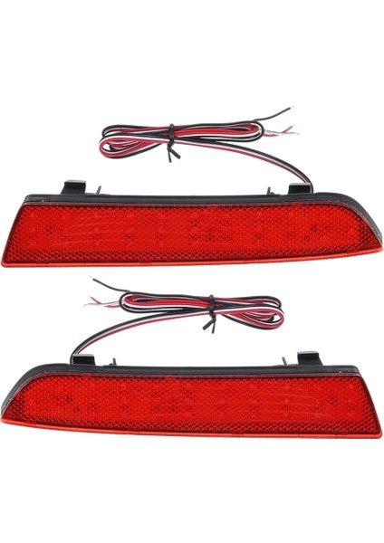 LED Arka Tampon Reflektör Spot Sis Kuyruk Stop Fren Lambaları Mercedes-Benz Vito Viano W447 14-19 Için Yansıtıcı Levha (Yurt Dışından)