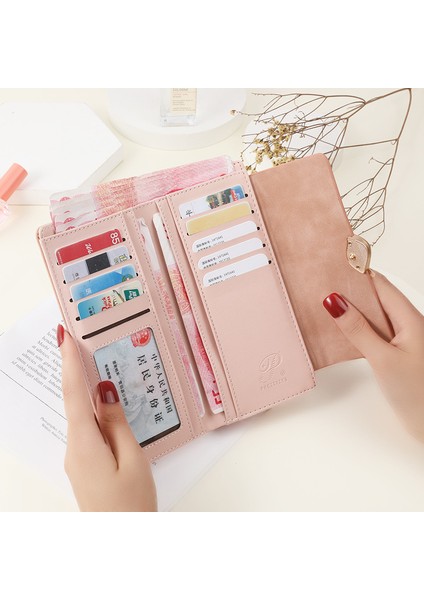 Bayanlar Uzun Cüzdan Büyük Kapasiteli Kadın Clutch Kart Tutucu (Yurt Dışından) fırsatları