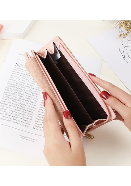 Bayanlar Uzun Cüzdan Büyük Kapasiteli Kadın Clutch Kart Tutucu (Yurt Dışından) indirimleri