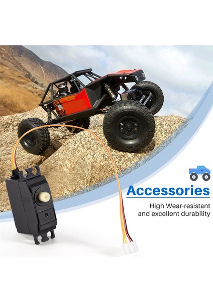 Wltoys 12428 12427 12423 12628 1/12 Rc Araba Yükseltme Parçaları Aksesuarları Için Beş Kablolu Servo (Yurt Dışından)