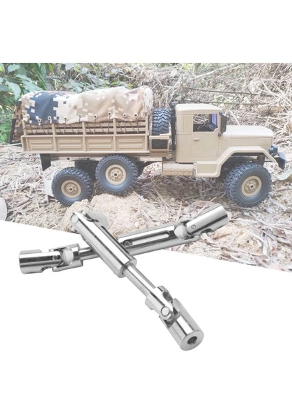3 Adet Metal Tahrik Mili Tahrik Mili Cvd Wpl B16 B36 Jjrc Q60 Q63 Q64 Fayee FY004 Mn-77 6WD 6x6 Rc Araba Yükseltme Parçaları (Yurt Dışından)