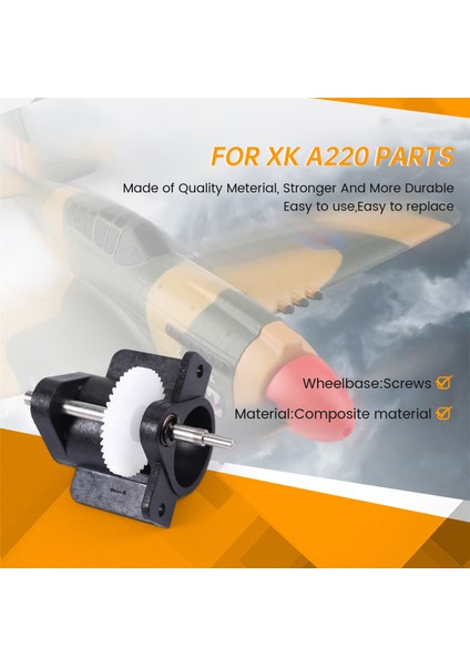 Wltoys Xk A220 P40 Rc Uçak Uçak Yedek Parçaları Için Motor Redüksiyon Dişli Seti (Yurt Dışından)