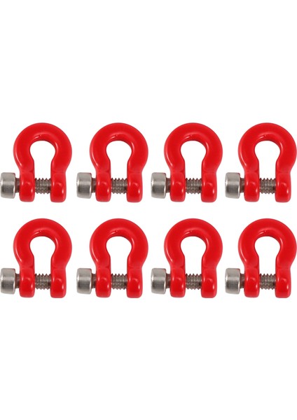 Adet Metal Tampon Römork Kancası Çekme Kelepçesi Kurtarma Kancası 1/24 Rc Paletli Araba Eksenel SCX24 Yükseltme Parçaları Aksesuarları (Yurt Dışından)
