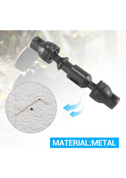 Adet Metal Tahrik Mili Cvd Wpl B16 B36 Jjrc Q60 Q63 Q64 MN77 FY004 6WD 1/16 Rc Araba Yükseltme Parçaları, 2 (Yurt Dışından)