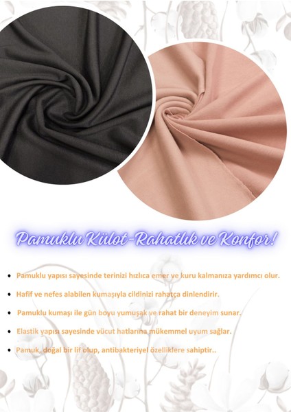 Pamuklu Kadın Yüksek Bel Külot (Slip) 7'li Paket (Büyük Beden-Battal-Bato) modelleri