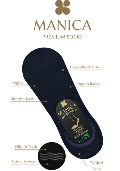 Erkek Bambu Babet Çorap 6 Çift - İkişer Çift Siyah, Lacivert, Füme modelleri