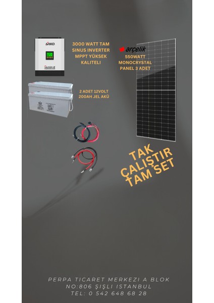 Spower 24 Volt 3000 Watt Set Tam Smart Inverter Mppt