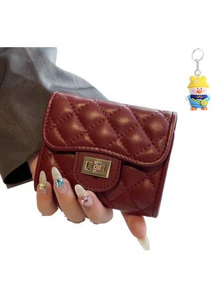 Bayan Kart Tutucu Toka Çoklu Kart Yuvası Kart Tutucu Cüzdan Moda (Yurt Dışından)