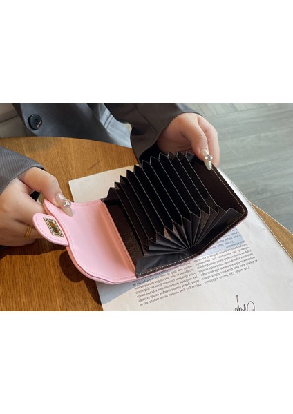 Bayan Kart Tutucu Toka Çoklu Kart Yuvası Kart Tutucu Cüzdan Moda (Yurt Dışından) indirimleri