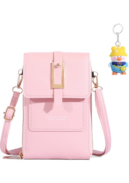 cep Telefonu Çantası Crossbody Dokunmatik Ekran Cep Telefonu Çantası Cüzdan Omuz Çantası Taşınabilir (Yurt Dışından)