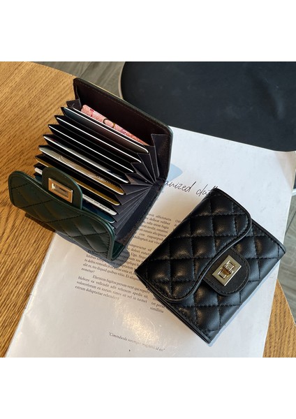 Bayan Kart Tutucu Toka Çoklu Kart Yuvası Kart Tutucu Cüzdan Moda (Yurt Dışından) fırsatları