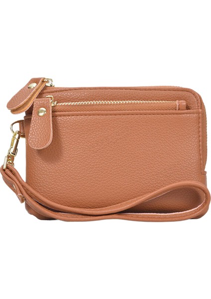 Küçük Bir Cüzdan Alın Çok Kartlı Anahtarlık Madeni Para Para Çantası Büyük -Kapasite Para Çantası Dişi Yüksek Duygu (Yurt Dışından)