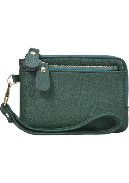 Küçük Bir Cüzdan Alın Çok Kartlı Anahtarlık Madeni Para Para Çantası Büyük -Kapasite Para Çantası Dişi Yüksek Duygu (Yurt Dışından)