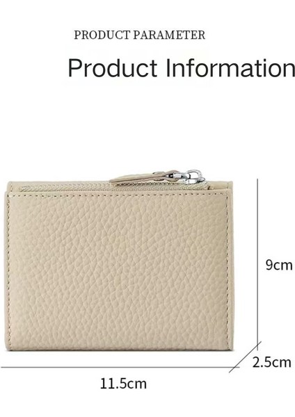 Deri Japon Cüzdan Kadın Tri -Kredi Kredi Kartı Çantaları Rfıd Katlanır Kart Deri Litchee Pattoo Fermuer Para Çantası Kadın (Yurt Dışından) fiyatları