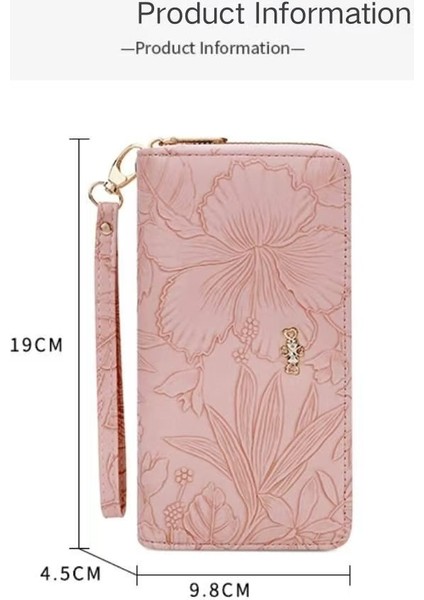 Cüzdan Bayan'In Yeni Cüzdanı Uzun Büyük Büyük -Kapasite Çanta Yüksek -Seviye Yüksek Kaliteli Uzun Para Nakit Klibi (Yurt Dışından) fırsatları