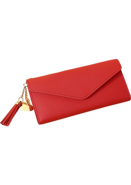 Cüzdan Bayan 2024 Yeni Uzun Su Kolye Litchi Rüzgar Para Kart Paketi Elli Sevimli Para Çantası (Yurt Dışından)