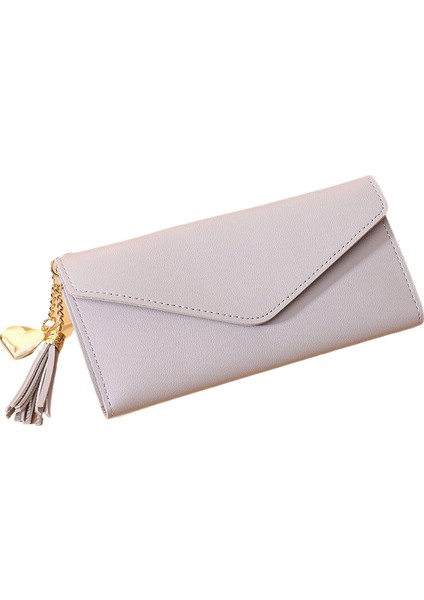 Cüzdan Bayan 2024 Yeni Uzun Su Kolye Litchi Rüzgar Para Kart Paketi Elli Sevimli Para Çantası (Yurt Dışından)