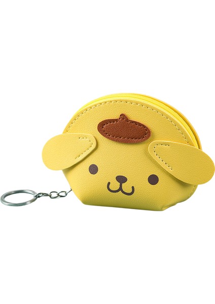 Madeni Para Çantası Ins Rüzgar Rüzgar Yüksek Yüz Değer Sevimli Kore Mini Küçük Fermuar Depolama Elverişli Çizgi Film Cüzdan Kolye (Yurt Dışından)