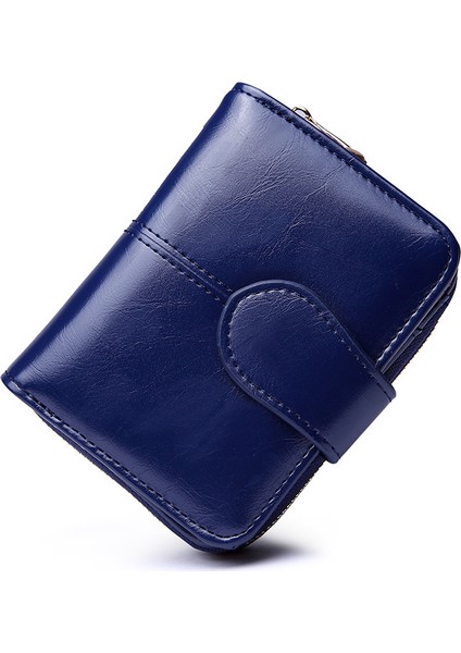 Cüzdan Bayan Kısa Fermuarlı Toka Büyük -Kapasiteli Çok Kardalı Bas Kartı Kart Çantası Tüm -Bir Çantada (Yurt Dışından)