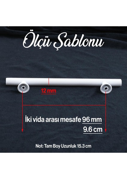 10 Adet Doruk Beyaz Metal Kulp 96 mm-9.6 cm Mobilya Çekmece Mutfak Dolabı Dolap Beyaz fiyatları
