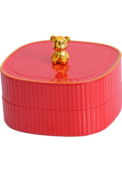 Renkli Atıştırmalık Saklama Kutusu Seti Çift Bölmeler Kırmızı (Yurt Dışından) fiyatları