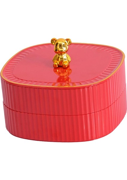 Renkli Atıştırmalık Saklama Kutusu Seti Çift Bölmeler Kırmızı (Yurt Dışından) fırsatları