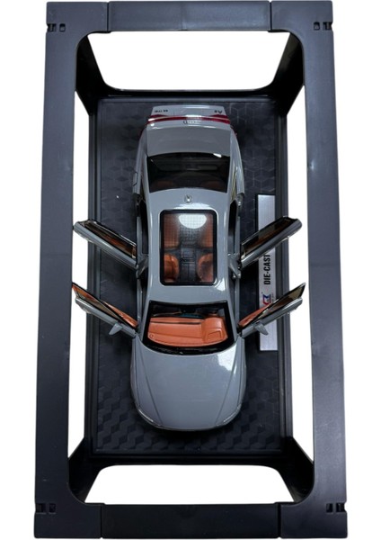 1:24 Metal Model Koleksiyon Araba Audi A8 Gri 21 cm CZ150B modelleri