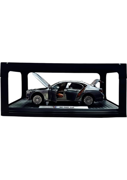 1:24 Metal Model Koleksiyon Araba Bmw 7 Gri 21 cm CZ151B