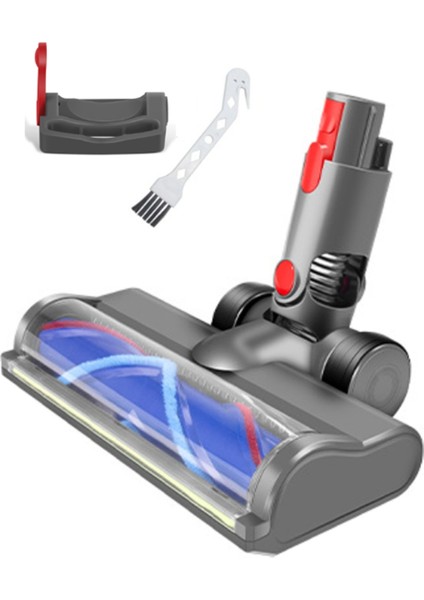 Dyson V7 V8 V10 V11 V15 Elektrikli Süpürge Aparatı Hızlı Çıkarma Motor Başlığı Fırçası LED Toz Işıkları ve Anahtar Kilidi ile (Yurt Dışından)