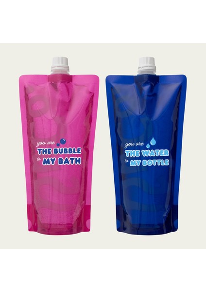 Pink Bubble & Ocean Bottle