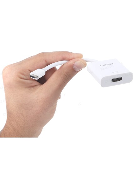 DK AC U31XHD USB 3.1 Type C - HDMI Dönüştürücü