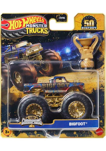 Monster Trucks Bigfoot Trophy Şampiyonları Tekli Arabalar JDV96 - JDV97 Bigfoot