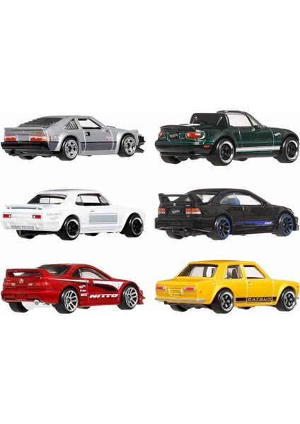 1:64 Hot Wheels Japon Temalı 6’lı Araba Seti JBY77 fırsatları