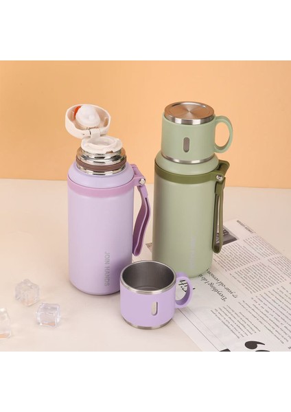 Çay ve Su Ayırma Termos Bardağı Büyük Kapasiteli Açık Fincan 316 Paslanmaz Çelik Astar Kalınlaştırılmış Su Bardağı (Yurt Dışından) modelleri