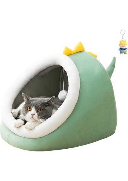 Kedi Yuvası Köpek Yuvası Sıcak Küçük Köpek Çıkarılabilir ve Yıkanabilir Kedi Evi Evcil (Yurt Dışından)