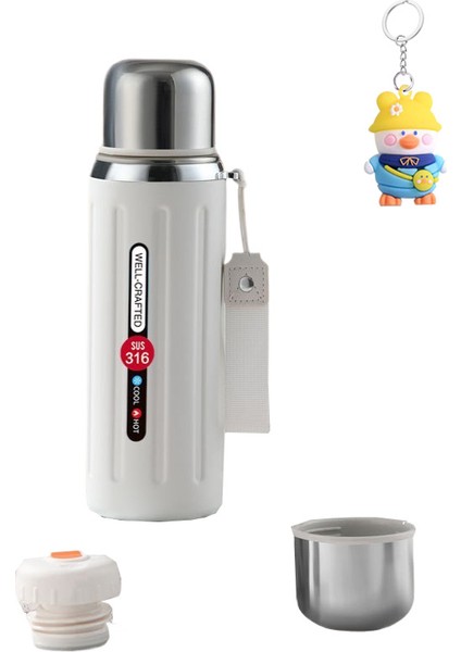 Yaratıcı Roma Sütunu 316 Paslanmaz Çelik Termos Fincan Çay Su Ayırma Çay Ambarı Güveç Çay Fincanı Taşınabilir Seyahat Spor Su Fincanı (Yurt Dışından)