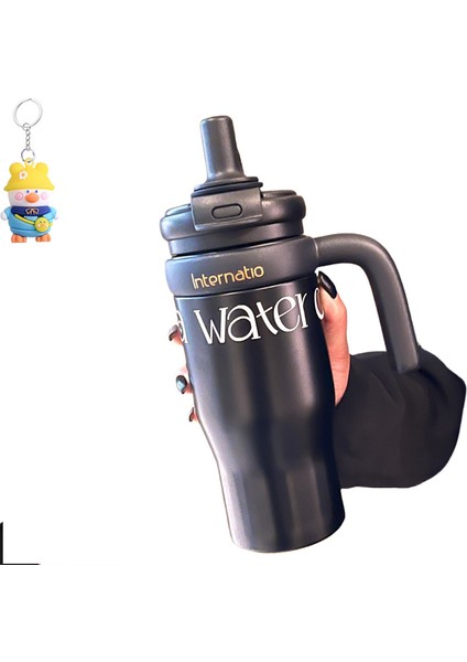 Sevimli Anime Termos Bardak Öğrenci Su Bardakları 316 Bardak Kolu Taşınabilir Termos Bardak (Yurt Dışından)