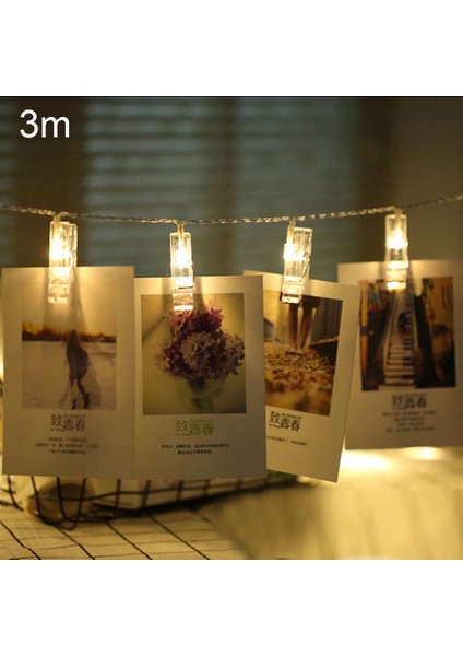 Fotoğraf Klip LED Peri Dize Işık Stili 2 (Yurt Dışından)