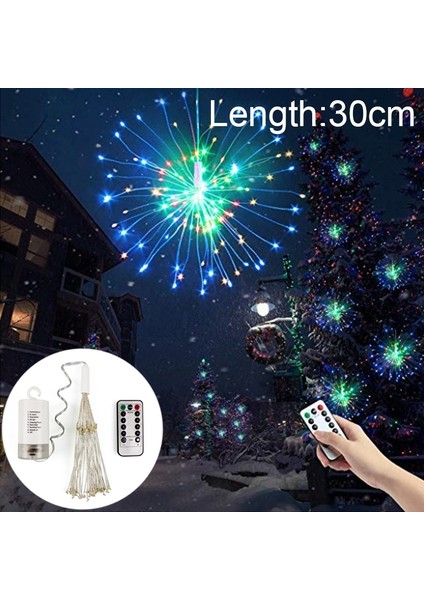 30CM Patlama Topu Kısılabilir Bakır Tel LED Dize Işık Renkli Işık (Yurt Dışından)
