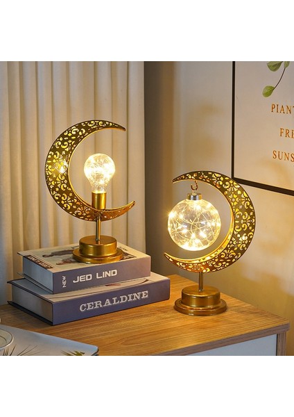 LED Ferforje Ay Lambası Rattan Yıldız (Yurt Dışından)