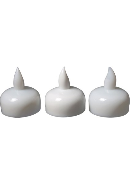 12 Pcs Spa Duş Suyu Dekoratif Mum Işıkları Sıcak Beyaz Işık (Yurt Dışından) fiyatları