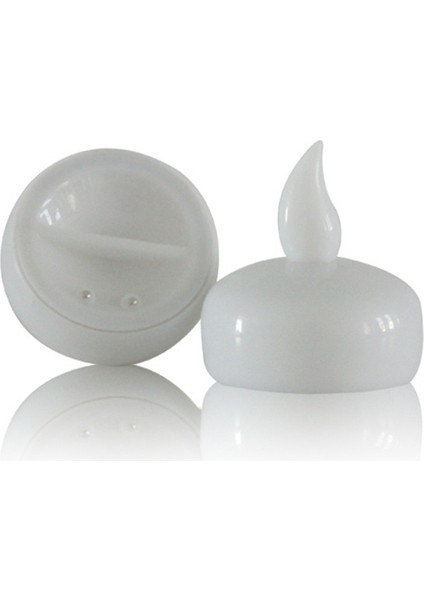 12 Pcs Spa Duş Suyu Dekoratif Mum Işıkları Sıcak Beyaz Işık (Yurt Dışından) modelleri