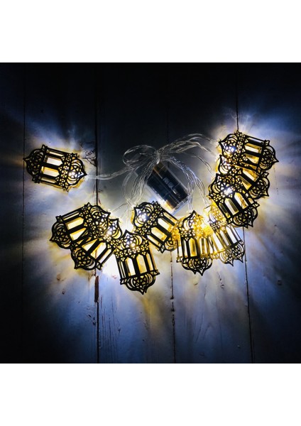 Ramazan Bayramı Tatil LED Dize Işıklar 1.65M 10 LED Beyaz Işık (Yurt Dışından)