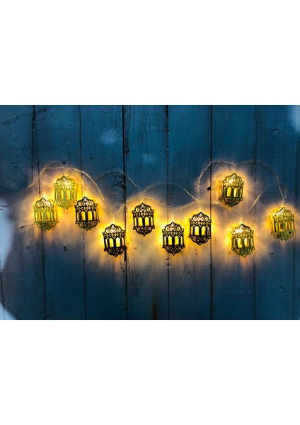 Ramazan Bayramı Tatil LED Dize Işıklar 1.65M 10 LED Beyaz Işık (Yurt Dışından)