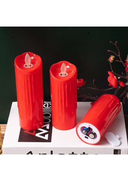 2 Pcs Festival Sahne Dekorasyonu Mum Işıkları, Boyut: 5X11CM (Yurt Dışından) fırsatları