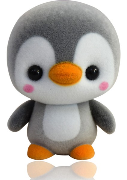 Sevimli Plastik Akınlı Oyuncak Küçük Sarı Ördek Penguen Pvc Vinil Bebek Araba Süsleri Sevimli Bebek (Yurt Dışından)