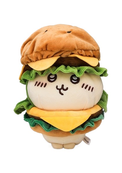 20CM Doğum Günü Hediyesi Bebek Burger Peluş Bebek Süper Sevimli Bebekler Hediyeler (Yurt Dışından)